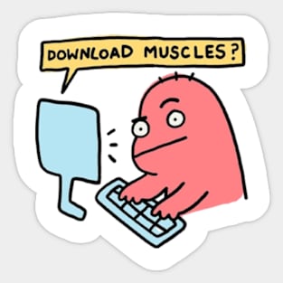 download muscles Sticker